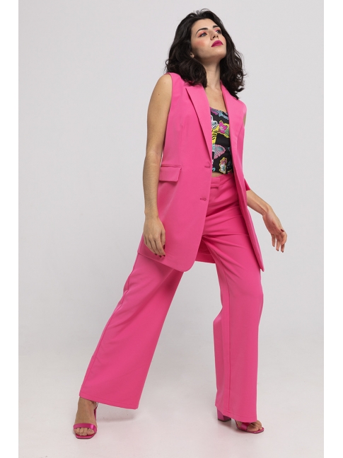 Chaleco largo oversize pantone