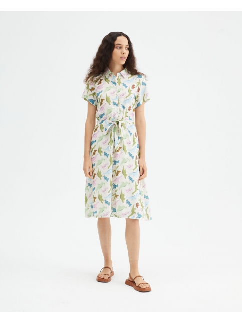 Vestido midi Jurasic