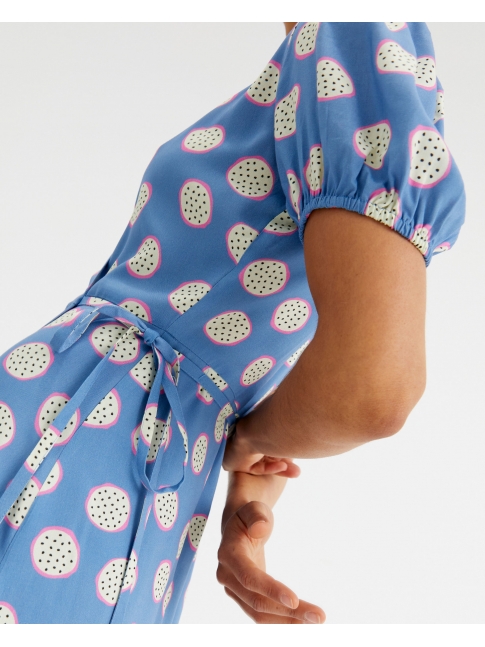 Vestido midi Pitaya