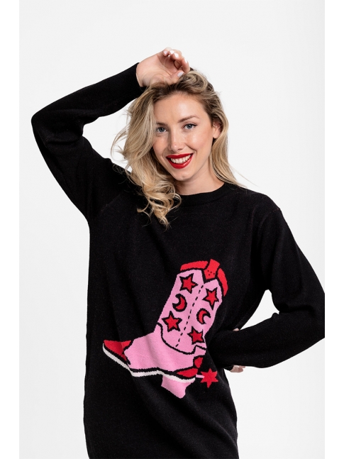 Vestido punto tejido Cowgirl