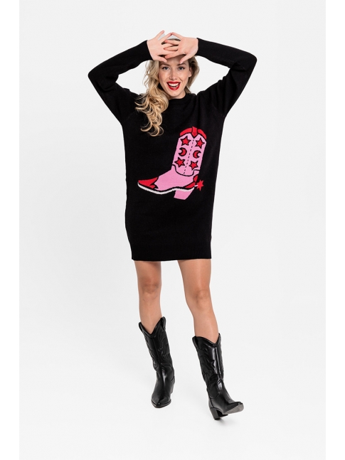 Vestido punto tejido Cowgirl