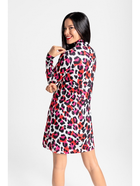 Vestido recto cuello Lady Intensa