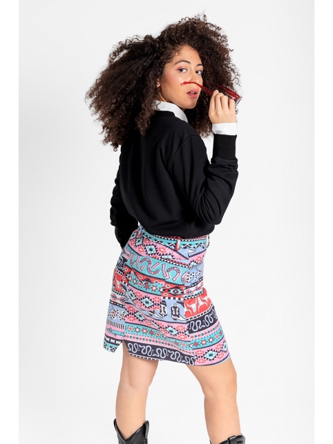 Mini falda jeans Cowgirl