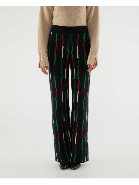 Pantalón punto rayas