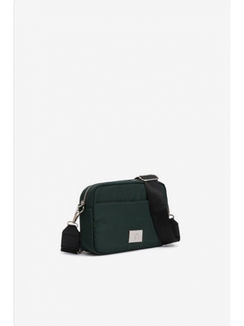 Bandolera nylon chapa verde