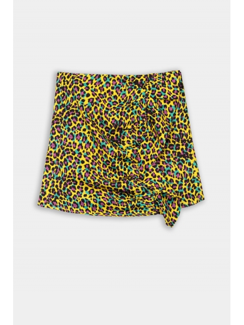 Falda corta volante print Superstar