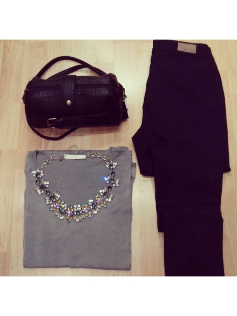 Pantalón skinny de eseOese negro