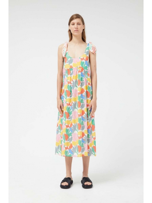 Vestido midi floral Florere