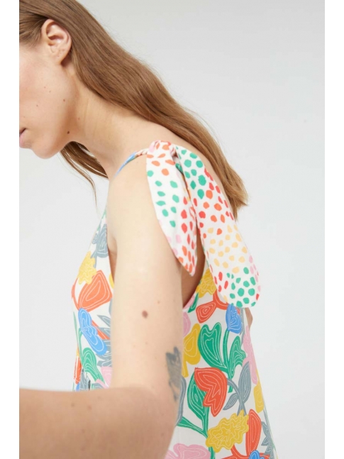 Vestido midi floral Florere