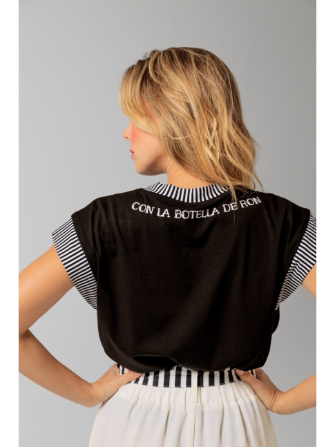 Camiseta rib contraste La Vida Pirata