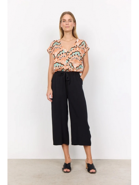 Pantalón culotte Radia, negro