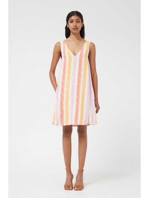 Vestido corto rayas Lines