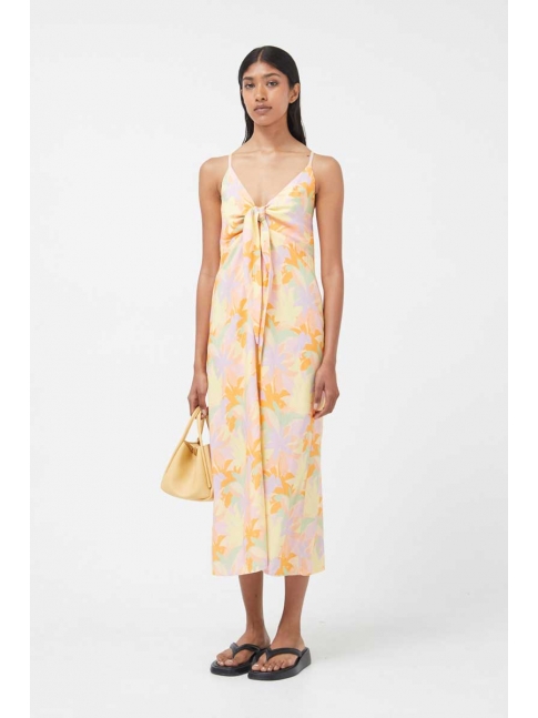 Vestido midi floral Pluvia