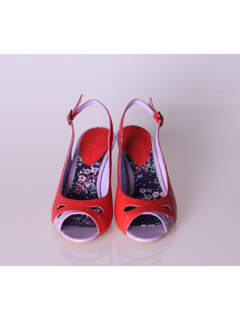 Zapatos bicolor tacón