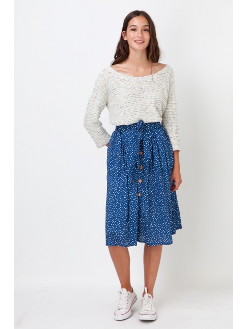 Falda Penélope azul