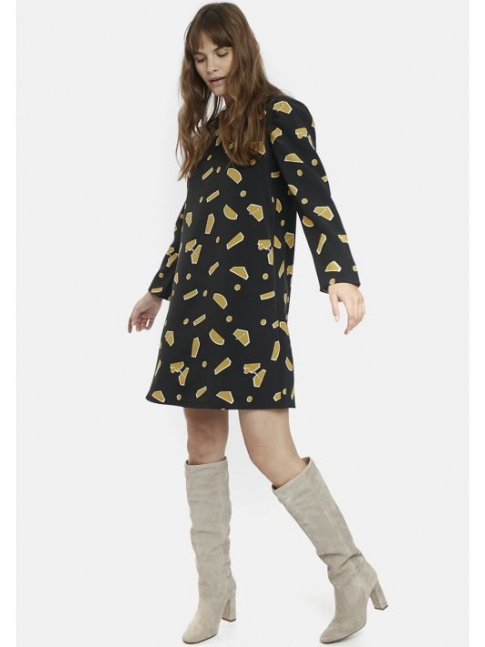 Vestido volumen geométrico Misool