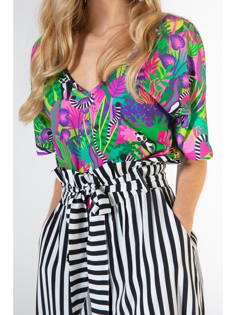 Falda midi rayas lazada