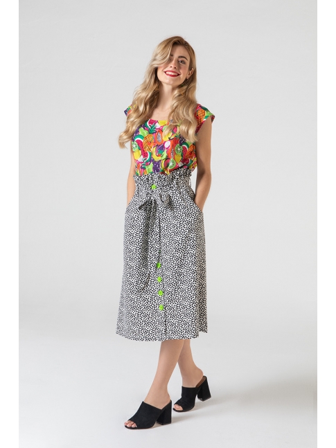 Falda midi lazada Tutti