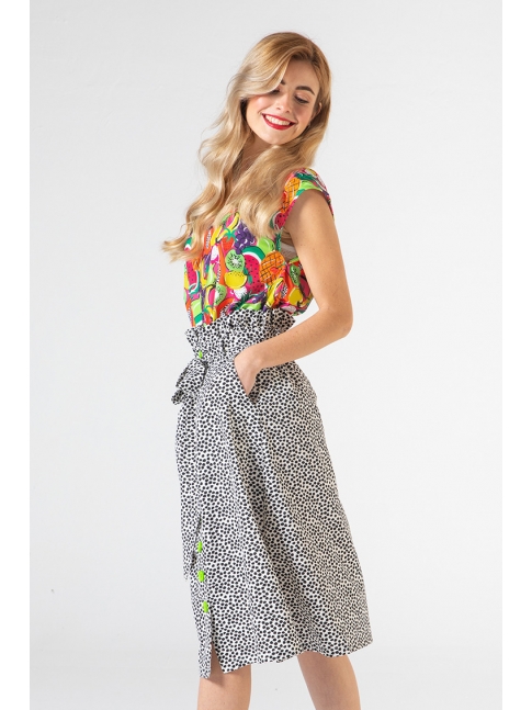 Falda midi lazada Tutti