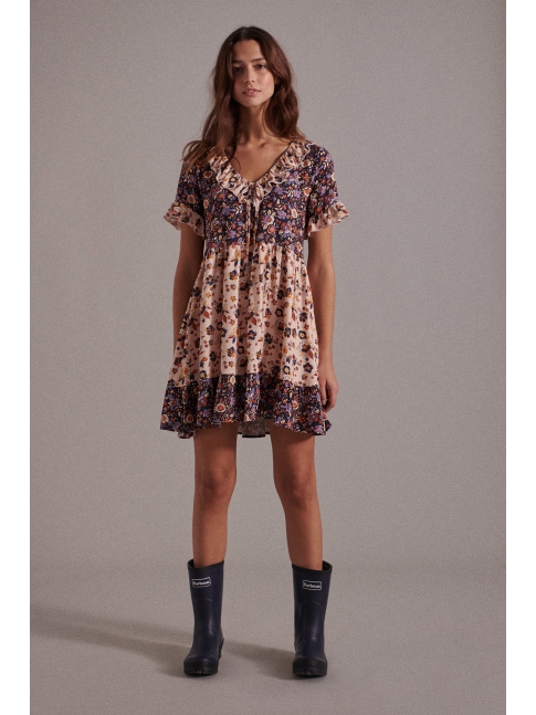 Vestido Victoria beige