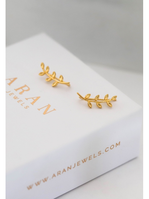 Pendientes Branche gold