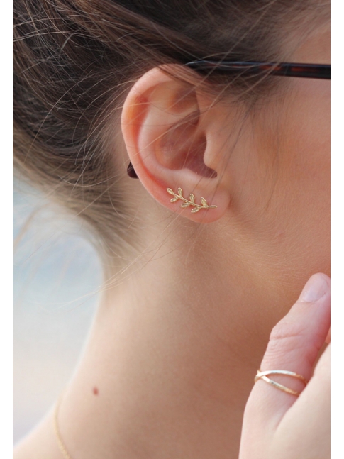 Pendientes Branche gold