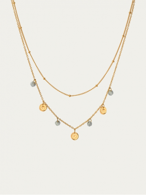 Collar Moneditas gold