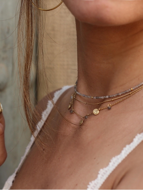 Collar Moneditas gold