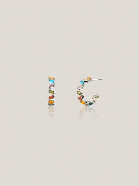 Pendientes Bird silver