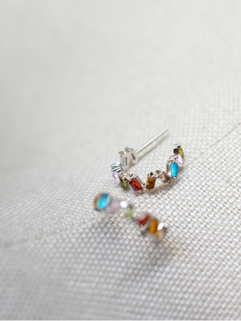 Pendientes Bird silver