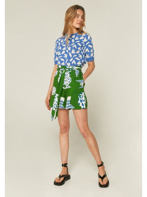 Short verde jarrones