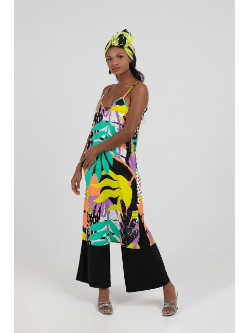 Vestido lencero tropical Explórame