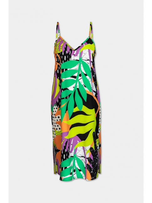 Vestido lencero tropical Explórame