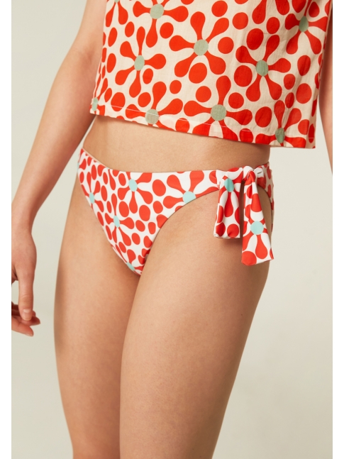 Braguita bikini flor retro