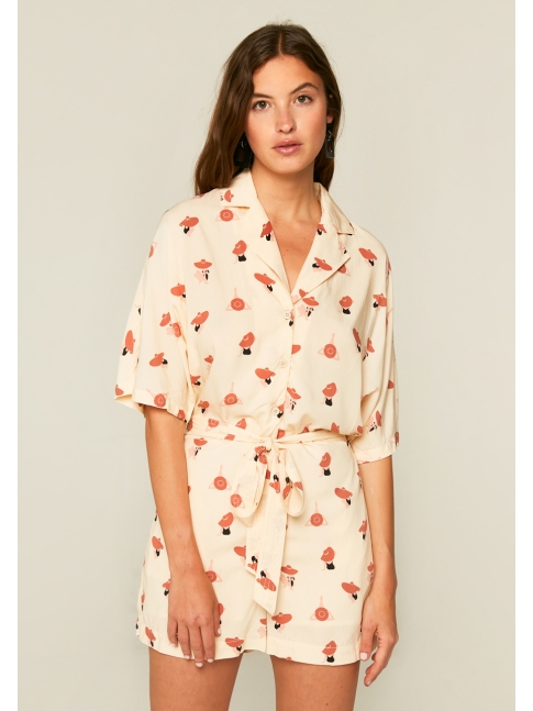 Mono corto camisero pamelas