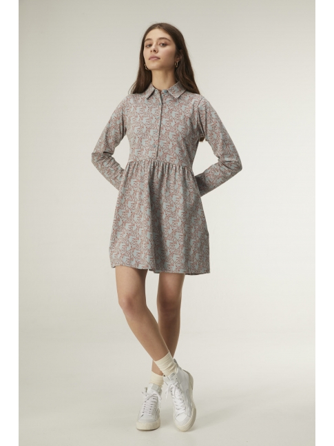 Vestido corto felpa Tigres