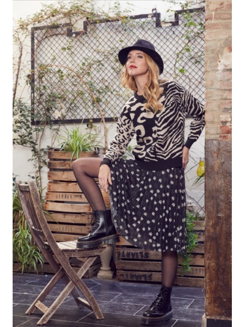 Falda midi Silas